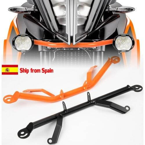 Motorcycle Part Front Headlight Spotlight Bar Fog Signal Driving Light Mount Bracket Guard for KTM 790 Adventure ADV R 2019 2020