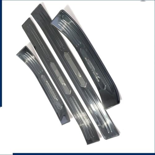 Door Sill For Honda CRV CR-V 2017 2018 2019 2020 Stainless Steel Outside Scuff Plate Protector Guard Accessories Black