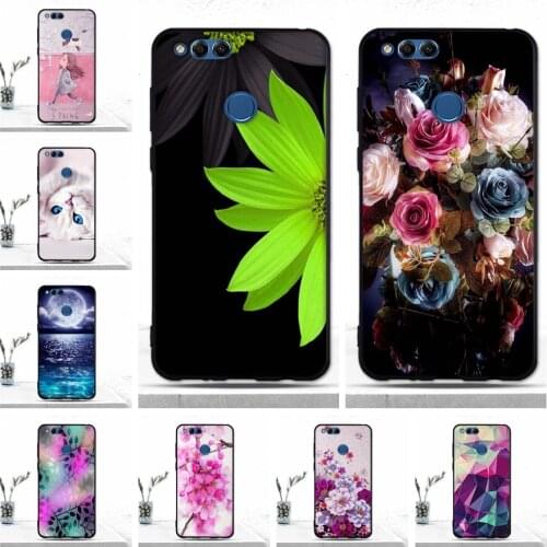 Luxury Case for Huawei Honor 7X Case Cover Soft TPU Silicon Phone Cover for Huawei Honor 7X Fundas Coque Capas for Honor 7X BAGS