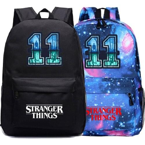 Stranger Things Travel Backpack Kids Beautiful Rucksack New Pattern Boys Girls Teens School Mochila Laptop Bags for Men Women