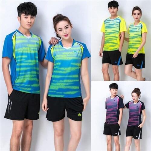 Badminton sport shirts,Breathable Table Tennis Uniforms Kit Short Sleeved T-shirt,Tennis Shirts,ping pong t-Shirts Jersey 6901