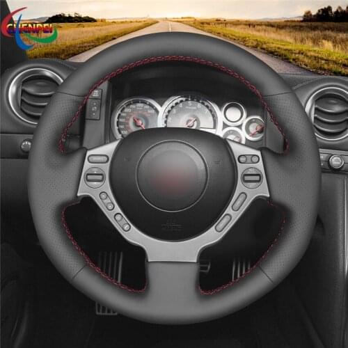 DIY Hand-stitched Customization Anti-Slip Wear-Resistant Steering Wheel Cover For Nissan GT-R 2008-2016 Car Interior Decoration
