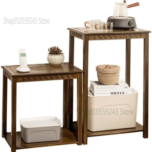 Sofa Side Cabinet Corner Table Small Coffee Table Living Room Tea Table Side Table Bedside Table Balcony Flower Stand Shelf Smal