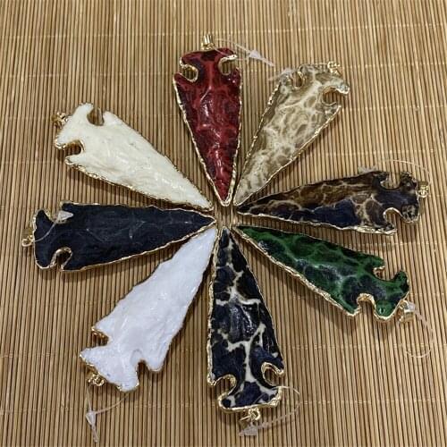 High Quality Resin Pendant Arrow Shape Charm Necklace Pendant for Handmade DIY Fashion Bracelet Necklace Jewelry Accessories