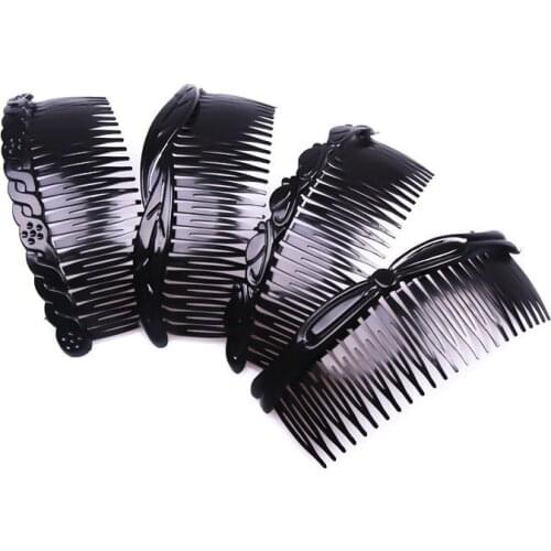 10pc/pack Women DIY Accessories Manual Hair Decorate Material 12*5cm 24 Teeth Hair Comb Claw Clips Banana Barrettes Hairpins
