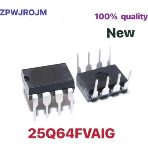5pcs 25Q64BVAIG W25Q64BVAIG 25Q64FVAIG W25Q64BVAIG DIP-8