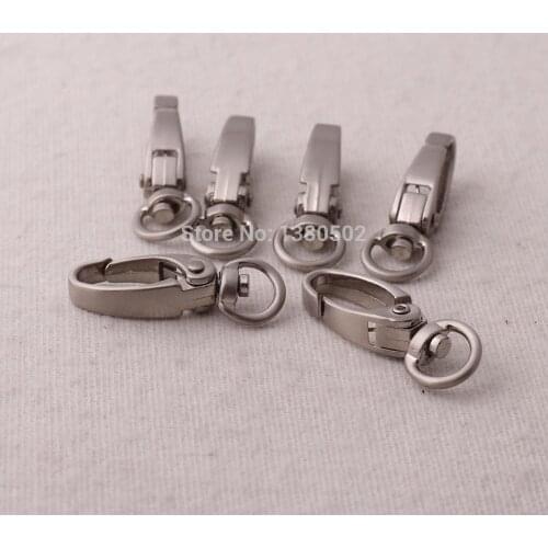 5pcs/lot small Snap Hooks key Chain key ring metal for backpack garment accessories