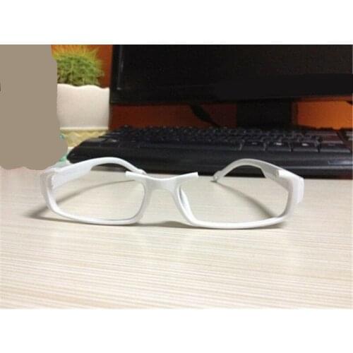 1pcs Anime Danganronpa Trigger Happy Havoc Togami Byakuya White Half Frame Glasses Frame Cosplay Prop Decor for Women Men