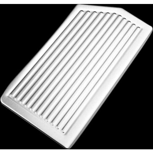 Car STAINLESS steel Foot rest Pedal Cover trim for LHD Tucson 2016-2017 2018 2019