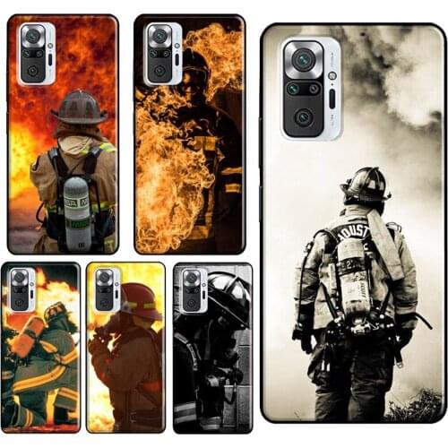 Firefighter Fireman Heroes Phone Case For Xiaomi Redmi Note 10 Pro Note 9 Pro Note 8 Pro 8T 9S 7A 8A 9A 9C 9T Cover
