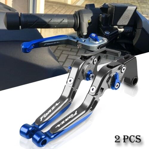 For Honda FORZA 300 brake clutch lever 125 250 2010-2019 2018 accessories adjustable foldable extension brake lever motorcycle