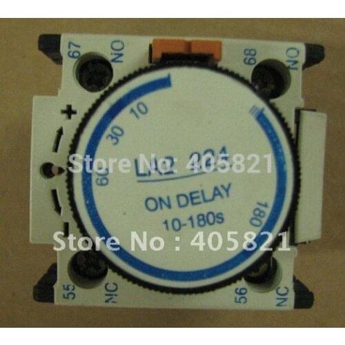 Timer delay auxiliary contact blocks10-180S on delay