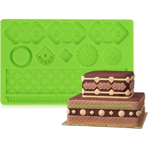 Gemstone Treasure Chest Mold Fondant Cakes Decor Tools Silicone Molds Sugarcrafts Chocolate Baking Tools For Cakes Gumpaste Form