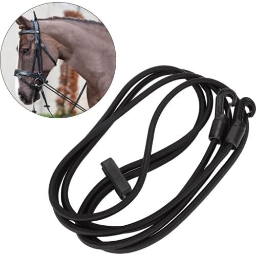 Elastic Nylon Rope Horse Neck Stretcher Bridle Strap Traction Equestrian Supplies Horse Bridle Strap Horse Buckle Adjustable
