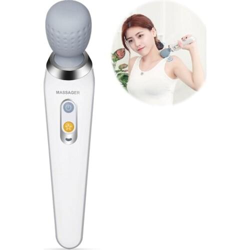 Electric Pulse Back Leg Neck Massager Wand Vibrating Kneading Pain Relief Health Care Relaxation Tool Cervical Massager vibrator