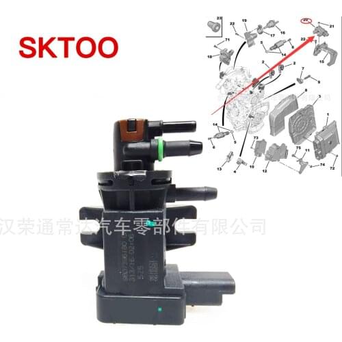 Turbine Solenoid Valve 9807396180 Applicable Peugeot 308/408/2008/208/C3/C4/DS3/DS4