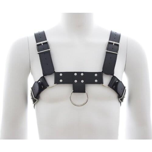 Fetish Male Body Harness Bondage Exotic Sex Toys for Men Role Play Cosplay Props