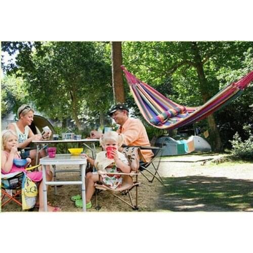 200PCS/LOT 280*150CM/80CM Hammock hamac outdoor Leisure bed hanging bed double sleeping canvas swing hammock camping Una hamaca