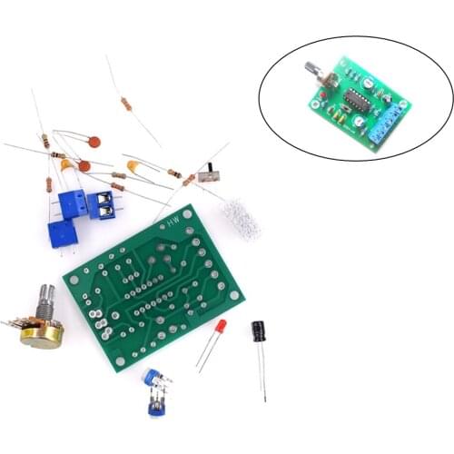 ICL8038 Monolithic Function Signal Generator DIY Kit Sine Triangle Square Sawtooth Output Adjustable Frequency Amplitude