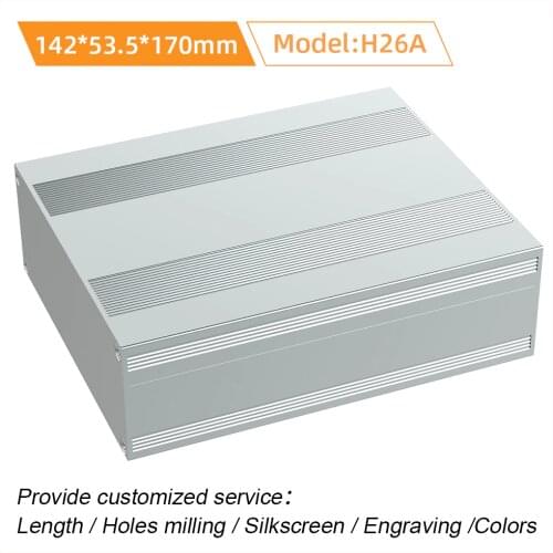 Electronic Component Enclosure Integrated Electron Housing for Circuit Board Pcb High Quality H26A 142*53.5mm