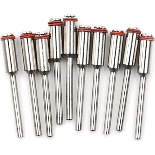 3.175mm Miniature Clamping Connecting Lever Polishing Wheel Mandrel Cutting Wheel Holder for Rotary Tool Acc 10pcs