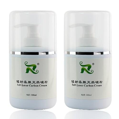 Jytop 300ml Soft Laser Carbon Cream Gel, Suitable for Nd Yag Laser Skin Rejuvenation, Whitening and Shrinking Pores