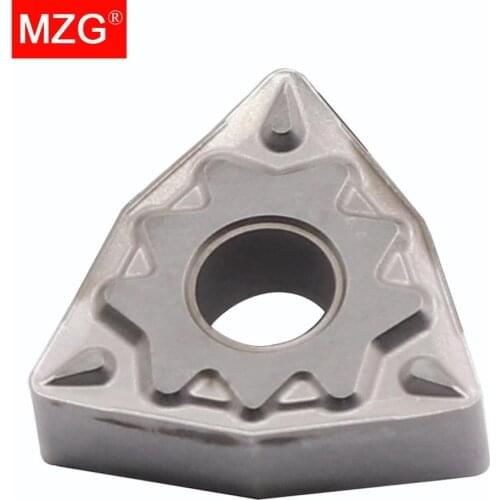 MZG 10pcs WNMG 0804 08 04 HQ ZN60 Cermet Medium Semi-finish Steel Parts Finish Tungsten Carbide Inserts