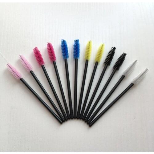 Cheap 10000pcs Nylon mascara wands Eyelashes Extension Indivdual Applicators Mascara Brush mascara wands eyelashes DHL UPS FedEx