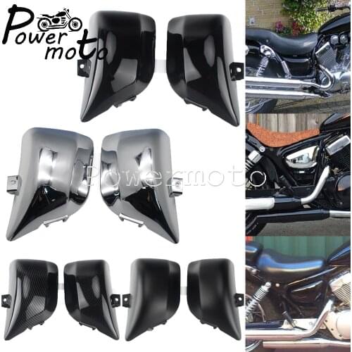 1 Pair Motorcycle Left&Right ABS Plastic Fairing Guard Side Battery Cover Protector For Yamaha Virago XV535 XV400 XV 535 XV 400