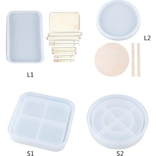 Coaster Fruit Tray Silicone Mould DIY Handmade Crafts Cup Mat Pad Making Tool Crystal Epoxy Resin Mold W0YA