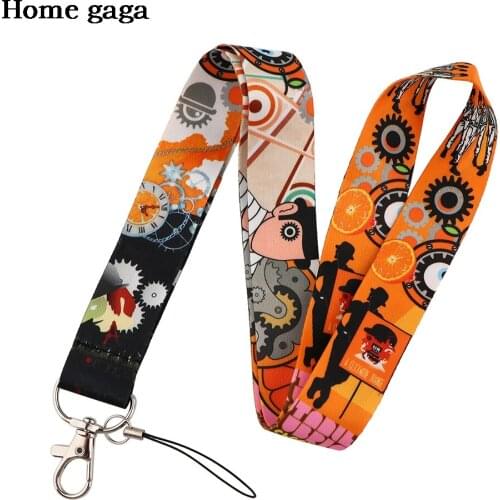 DB526 Horror Movie Lanyard For Key Cell Phone Hanging Rope Keychain USB ID Card Badge Holder Keychain DIY Lanyards