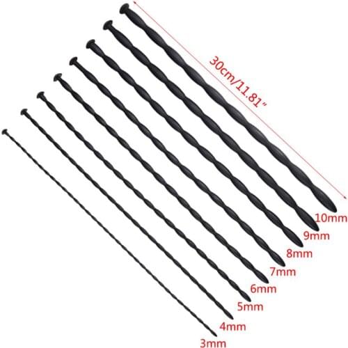 Silicone Urethral Sound Beads Hollow Urethral Plug Probe Tube Urinary Dilator Urethra Masturbation Rod