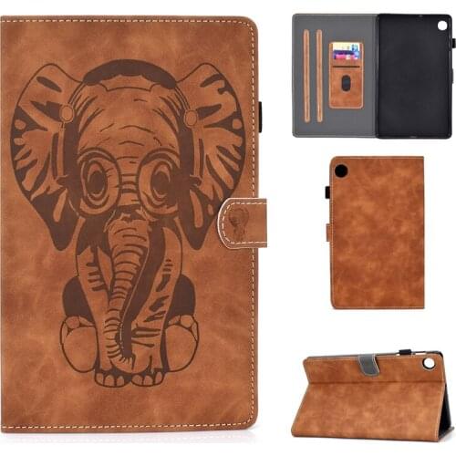 Elephant Embossed PU Leather Case For Huawei MatePad T8 Kobe2-L03 KOBe2-L09 8.0 inch Magnetic Tablet Cover Protection Shell