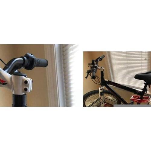 Bicycle Front Fork Handlebar Stem Riser Rise Up Extender 115/180/210mm Adaptor Black Durable Part Bicycle MTB Extension Hea U0Q5