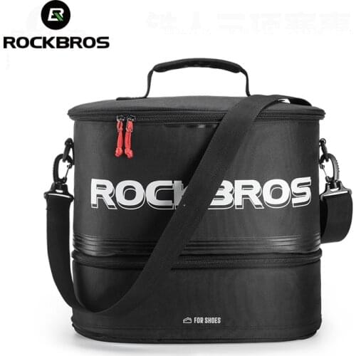ROCKBROS Bicycle Bag Large Capacity Classified Storage Waterproof Gym Bag 16L Multifunctional Travel Shoulder Bag Bike Equipment