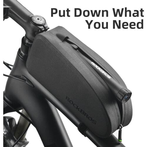 ROCKBROS Cycling Bicycle Bag Waterproof Motorcycle Bag Storage Saddlebag Bikepacking MTB Road Top Front Tube Bike Accessories