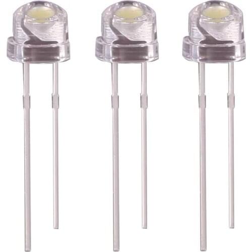 Factory outlet 0.06w F5 straw dip led emitter DC 3V 20mA 100pcs/package free shipping