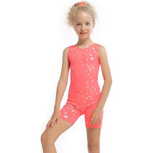 3-10Y Girls Kids Ballet Dress Gymnastic Leotards Sleeveless Dance Jumpsuit Dancing Biketard Dancewear Ballet Clothing Costume