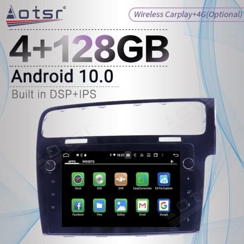 128G DSP Carplay Android Screen Player Car For VW Volkswagen Golf 7 2014-2018 RHD GPS Navi PX6 Auto Radio Audio Stereo Head Unit
