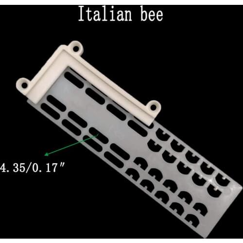 2PCS New Professtional Italian Bees Apis Mellifera Use Anti Queen Fly Run Away Plastic Anti Stealing Bee Bar Beekeeping Tools