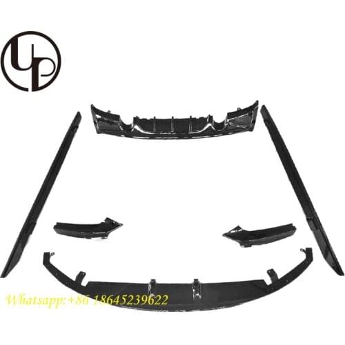 2S F22 MP design front lip rear diffuser for F22 body kits rear wing spoiler pp material