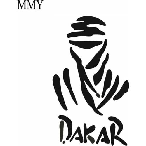 9.5cm*13cm Universal Creative White DAKAR Off-road Funny Vinyl Decal Sticker Car Stickers Window