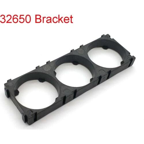 32650 3x Battery Holder Bracket Cell Safety Anti Vibration Plastic Brackets For 32650 Batteries