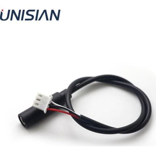 UNISIAN AUX3.5mm jack audio cable to XH2.54mm-3P Connection female plug Stereo terminal line 30cm AUX signal extension cord