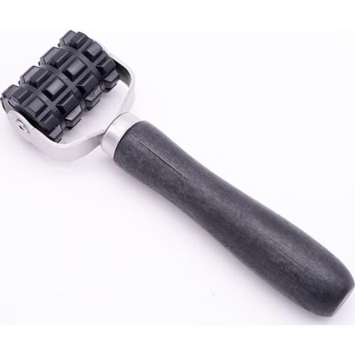 Car Soundproof Cotton Handle Roller Wheel Tool Big Gear Roller Car Audio Modification Tools Sound Insulation Cotton Wheel Black
