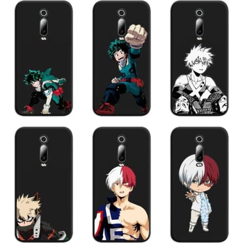 Anime My Hero Academia deku bakugou Boku Phone Case For Redmi 9A 9 8A 7 6 6A Note 9 8 8T Pro Max K20 K30 Pro