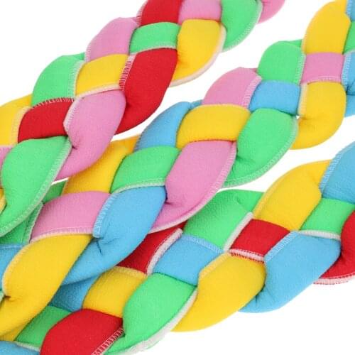 Coloful Bath Brush Exfoliating Back Strap Body Scrubber Brush Sponge