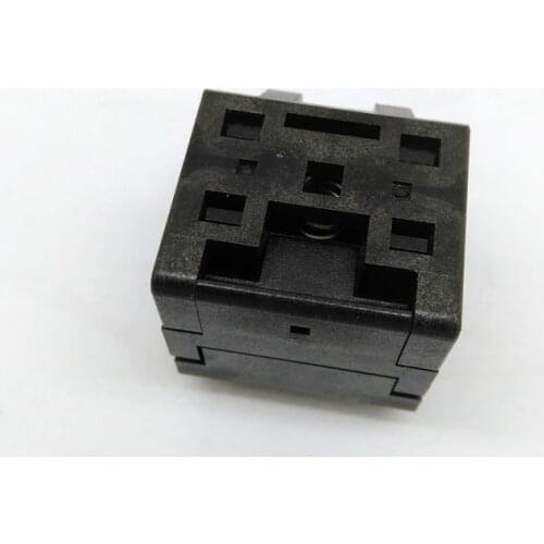 IC550-0484-004-G Burn in Socket QFN48 MLF48 IC Test Socket Pitch 0.5mm Clamshell Chip Size 7*7 Flash Adapter Programming Socket