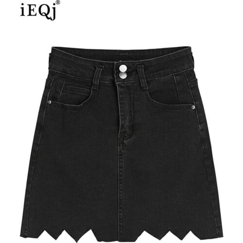 IEQJ Denim Skirts For Women