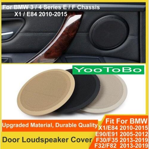 LHD RHD Interior Door Horn Loudspeaker Audio Sound Cover For BMW X1 E84 3/4 series E90 E91 F30 F35 F31 F34 F32 F33 F36 F82 F83